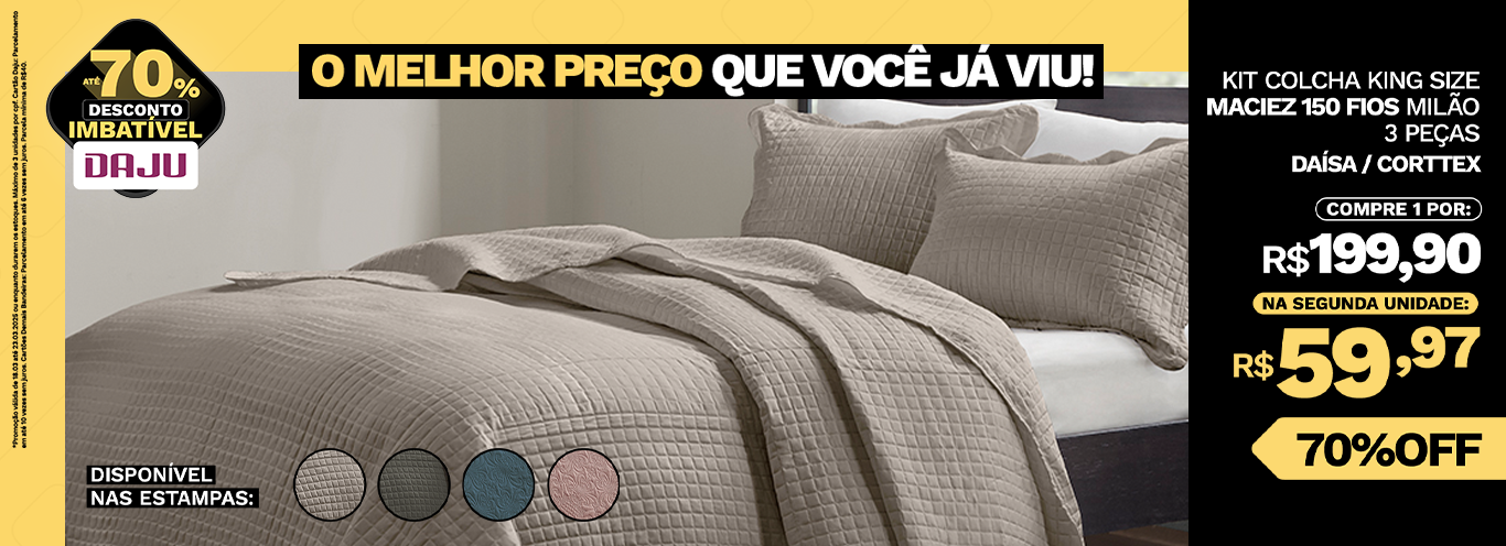 As melhores ofertas para sua casa