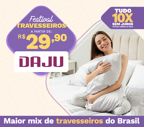 Travesseiros a partir de R$ 29,99