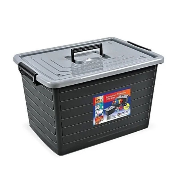 Container Organizador Com Tampa 50 L Arqplast | Loja Daju