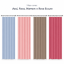 Rosa/azul/marrom/rosa Escuro