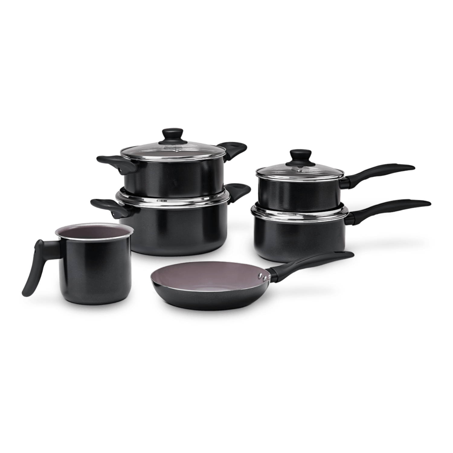 Jogo De Panelas Suprema Ceramic Life Antiaderente 6 Peças Brinox