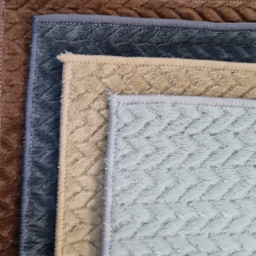unicoラグ TAEBIR 140×200 Tapete Cristal Fleece Trançado 140x200 cm Jolitex | Loja Daju